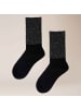 Kunert Socken Cosy Celebration edler Glanz in Black