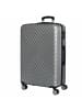 Paradise by CHECK.IN Kingston - 4-Rollen-Trolley 77 cm (lila) in silber