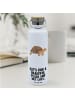 Mr. & Mrs. Panda Trinkflasche Schildkröte MHerzieren mit Spruch in Weiß