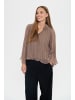 SAINT TROPEZ Bluse langarm NuriSZ A-shape in Pine Bark