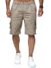 LMC Cargo Shorts Zip Hose 3/4 Schlupfhose Verstellbare Beinlänge in Khaki