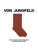 von Jungfeld Classic Socken Herbstfarben in Brick Red