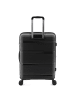 Gladiator 0800 4 Rollen Trolley 65 cm mit Dehnfalte black