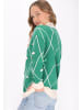 myMo Women Sweater in Dark Green