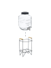 relaxdays Getränkespender in Transparent - 5 L