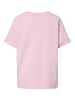 Pieces T-Shirt in Oversize in Roseate Spoonbill