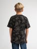 Petrol Industries T-Shirt mit Allover-Print Agave in Schwarz