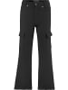 Blue Effect Wide Leg Pant slim fit in schwarz