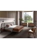 Angel Cerdá Bett 7175 in Grau / Walnuss – (B)296 x (H)209 x (T)110 cm