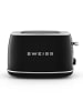 SWEISS Vintage Toaster schwarz GRS9