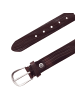 b.belt Gürtel Leder in dunkelbraun