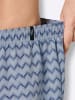 WITT WEIDEN Boxershorts in bleu-bedruckt + grau-bedruckt