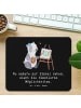 Mr. & Mrs. Panda Mousepad Künstlerin Visionen mit Spruch in Schwarz