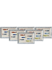 Ritzenhoff & Breker 6er Set Servierplatten Maro 34 x 23 cm in bunt