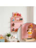 relaxdays Toniebox Regal "Haus" in Rosa - (B)28 x (H)43 x (T)17 cm