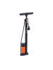 relaxdays Standpumpe in Schwarz/ Orange
