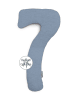 Theraline Theraline my7 Das Schlaf- & Stillkissen 80 x 150 cm Melange Blau-Grau