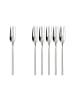 Villeroy & Boch 6er Set Tafelgabel NewWave in 203 mm in silber