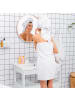 relaxdays Waschbeckenunterschrank in Weiß - (B)60 x (H)60 x (T)30 cm
