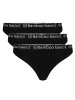 Bamboo Basics String 3er Pack in Schwarz