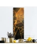 WALLART Leinwandbild Gold - Onyx mit Gold in Schwarz