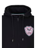 19V69 Italia by Versace Hoodie Pascal in schwarz