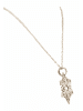 Gemshine Halskette mit Anhänger SCHNEEFLOCKE in silver coloured
