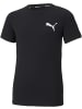 Puma T-Shirt "ACTIVE Small Logo Tee B" in Schwarz