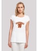 F4NT4STIC T-Shirt Harry Potter Gryffindor Sport Emblem in weiß
