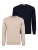 Felix Hardy Pullover in Beige-Navy