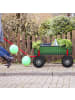 relaxdays 4x Sackkarrenrad in Schwarz/ Rot - 3.00-4