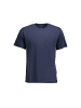 La Martina Blaues Baumwoll-T-Shirt