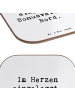 Mr. & Mrs. Panda Untersetzer Spruch Bonusvater Herz mit Spruch in Weiß