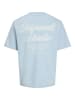JACK & JONES Junior T-Shirt JORNORREBRO TYPO TEE CREW NECK JNR in skyway