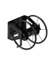relaxdays Schlauchaufroller in Schwarz - (B)54x (H)41,5 x (T)45 cm