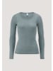 Hessnatur Hessnatur Longsleeve PURE FUNCTION aus Bio-Merinowolle mit Seide in sturmblau
