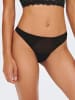 ONLY 2-er Pack Spitzen Slips G-String Brazilian Tanga Panty ONLSOFIA in Schwarz