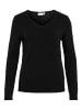 Vila Strickpullover in Black