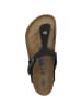 Birkenstock Zehensandale Gizeh SFB Nubukleder Weichbettung normal in schwarz