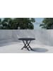 ebuy24 Gartentisch Kenya Schwarz 120 x 120 cm
