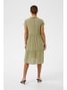 Kaffe Kleid KAmarianah A-shape in Aloe