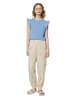 Marc O'Polo DENIM Volant-T-Shirt loose in blue clay