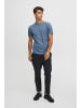 CASUAL FRIDAY Rundhals Basic T-Shirt Meliert CFThor in Blau