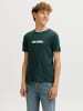 JACK & JONES Junior T-Shirt Kurzarm Basic Rundhals Jjmunk in scarab