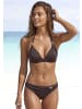 LASCANA Triangel-Bikini in dunkel braun