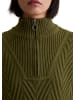 Marc O'Polo DENIM Zip-Strickkleid relaxed in Burnished Logs
