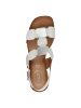 Tamaris WIDE FIT Sandalette in WHITE/SILVER