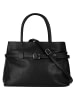 Cluty Handtasche echt Leder in schwarz