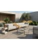 Beliani Gartensofa FERRETTI in Beige - (W) 363 x (H) 68 x (L) 73 cm