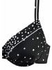 LASCANA Bügel-Bikini-Top in schwarz-weiß
